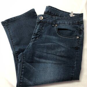 Diesel Industry Darron Dark Wash Capri Denim Jeans